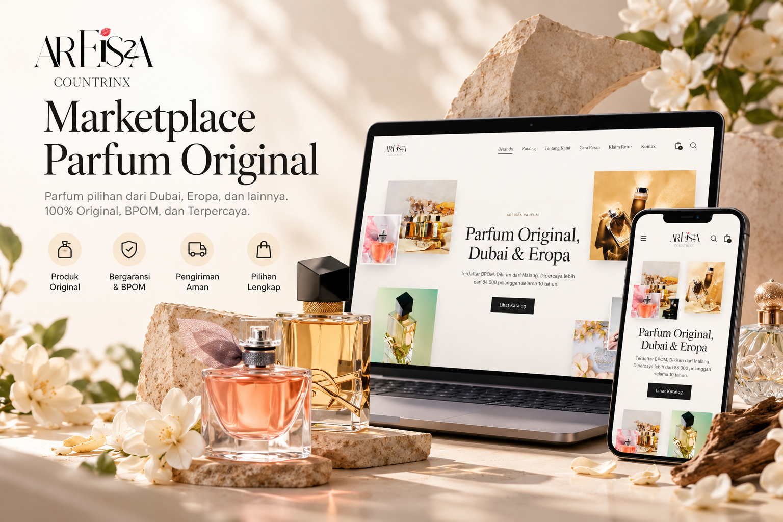 Areisza Luxury Perfume E-Commerce & Hardened Cloud